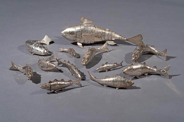 Fish, Silver, made in India, Various sizes