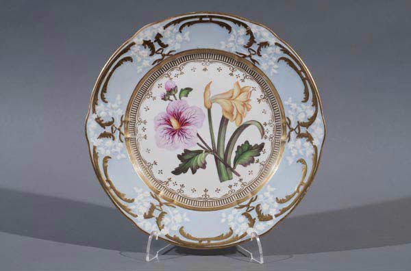 Set of Six Coalport Dessert Plates, Circa 1820