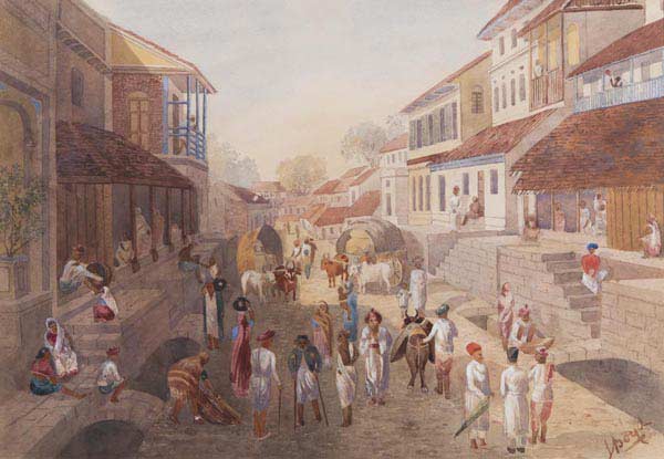 Watercolours in the Environs of Poona, Julius Middleton Boyd, 1880's, 50 x 35 cms