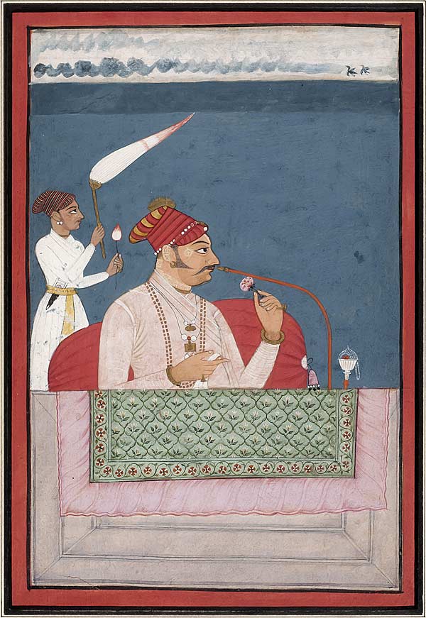 Portrait of Prince Mohan Singh of Isarda, Wajid, Image 24.6 x 16 cms, Folio 28.3 x 20 cms, Circa 1690 