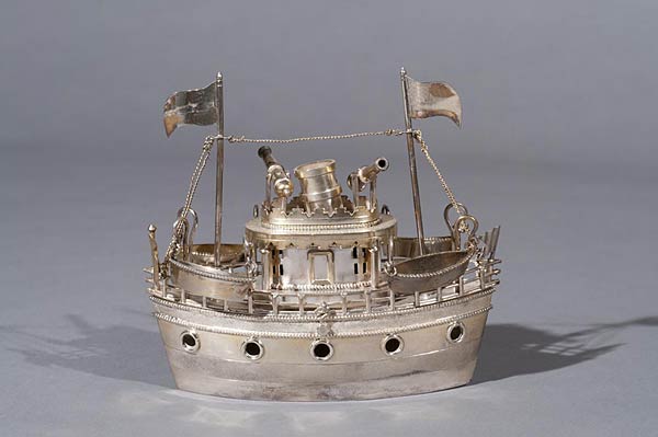 Fleet of Eight Ships, Made in India, Silver, 19th century, Various sizes