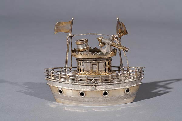 Fleet of Eight Ships, Made in India, Silver, 19th century, Various sizes