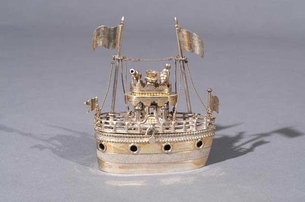 Fleet of Eight Ships, Made in India, Silver, 19th century, Various sizes