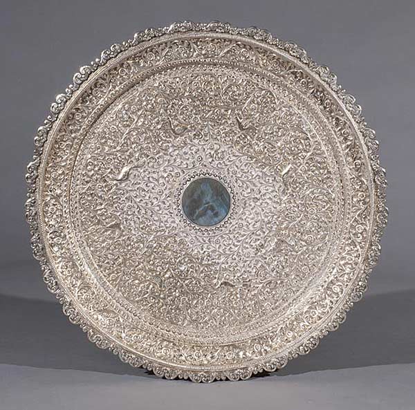 Anonymous Kutch Silversmith, Silver Platter