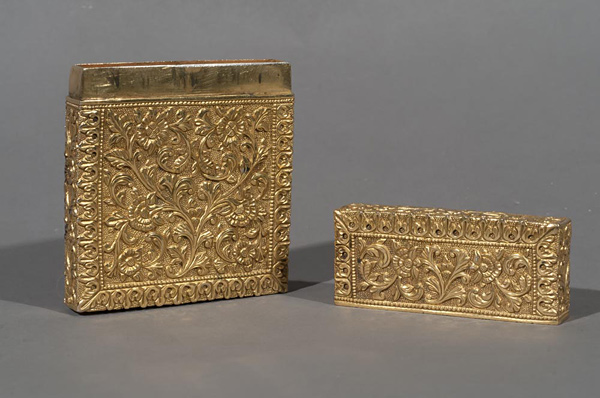 Bengal Silversmith, Honey Pot, with Owl, 23 x 15.5 x 15.5 cms, Silver & ebonised wood, 1st quarter 20th century